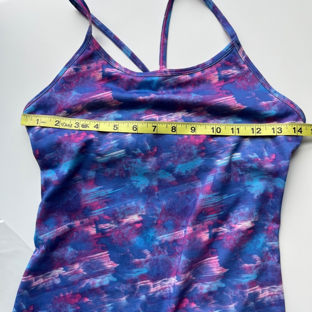 Lululemon Ivivva Racerback Tank Top Moody Mirage Girls 14 Activewear - Picture 9 of 9